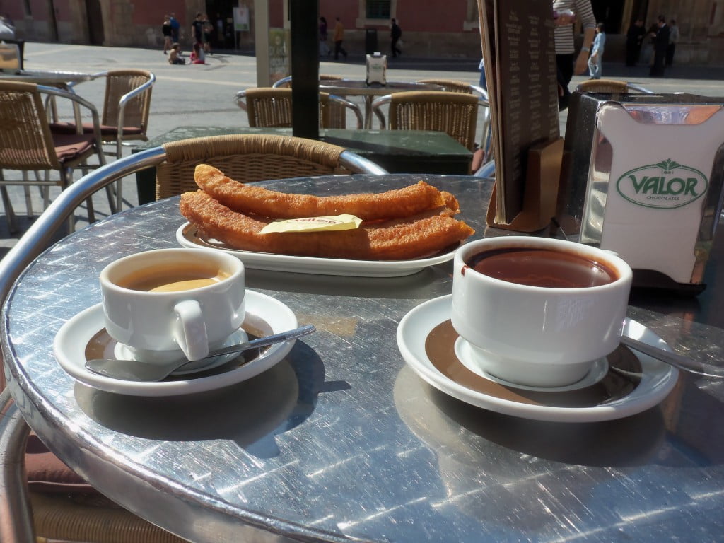 Churros con Chocolate