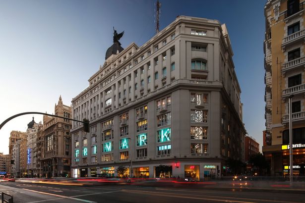 The Biggest Primark in the world is located in Madrid on the Gran Via.